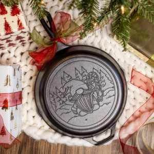 Lodge 10.25 Inch Seasoned Cast Iron Holiday Gnome Skillet®