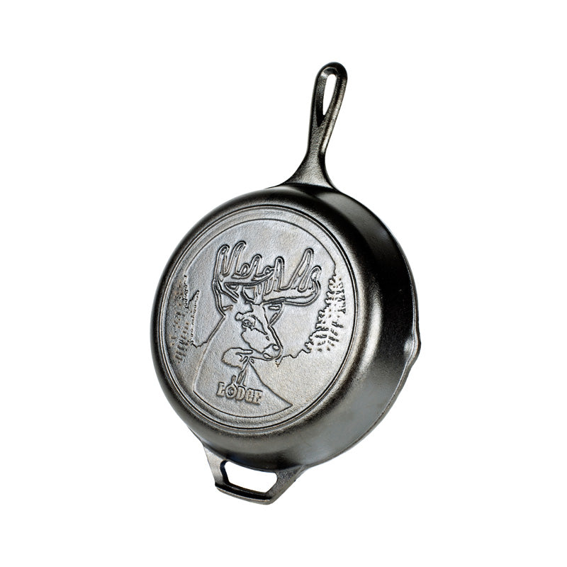 Wildlife Series® 10.25 Inch Cast Iron Deer Skillet